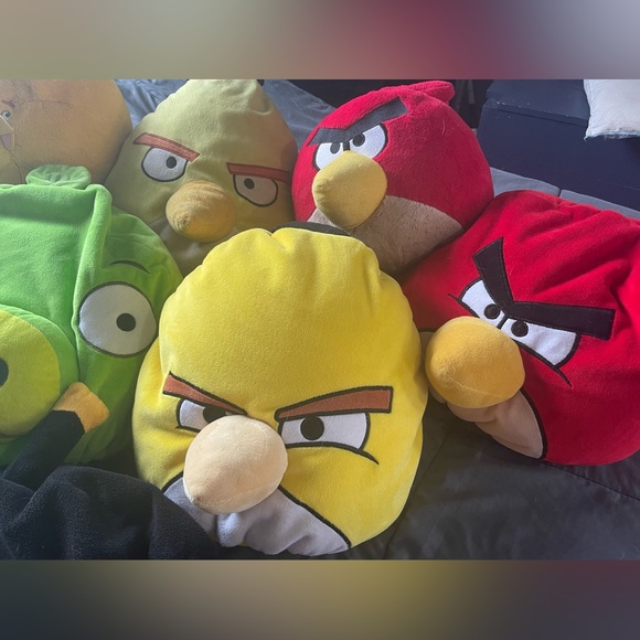 Lot of 10 big Angry Bird plush toys. Stuffed animals official angry birds merch - Picture 6 of 16